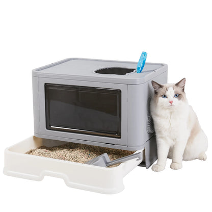 Hygienic litter box, ideal for cats up to 10 kg