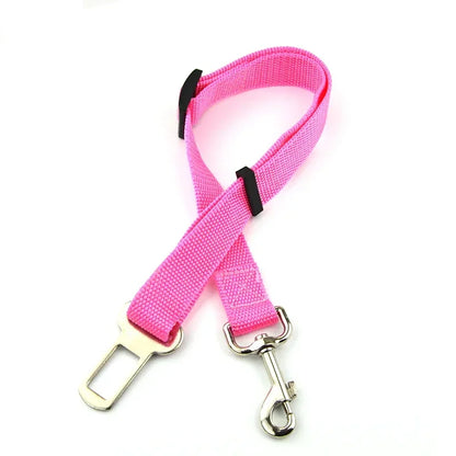 Adjustable seat belt for dogs and cats
