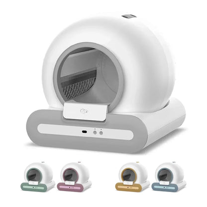 Caixa de areia automática para gatos DOEL com autolimpeza 65L com App Control