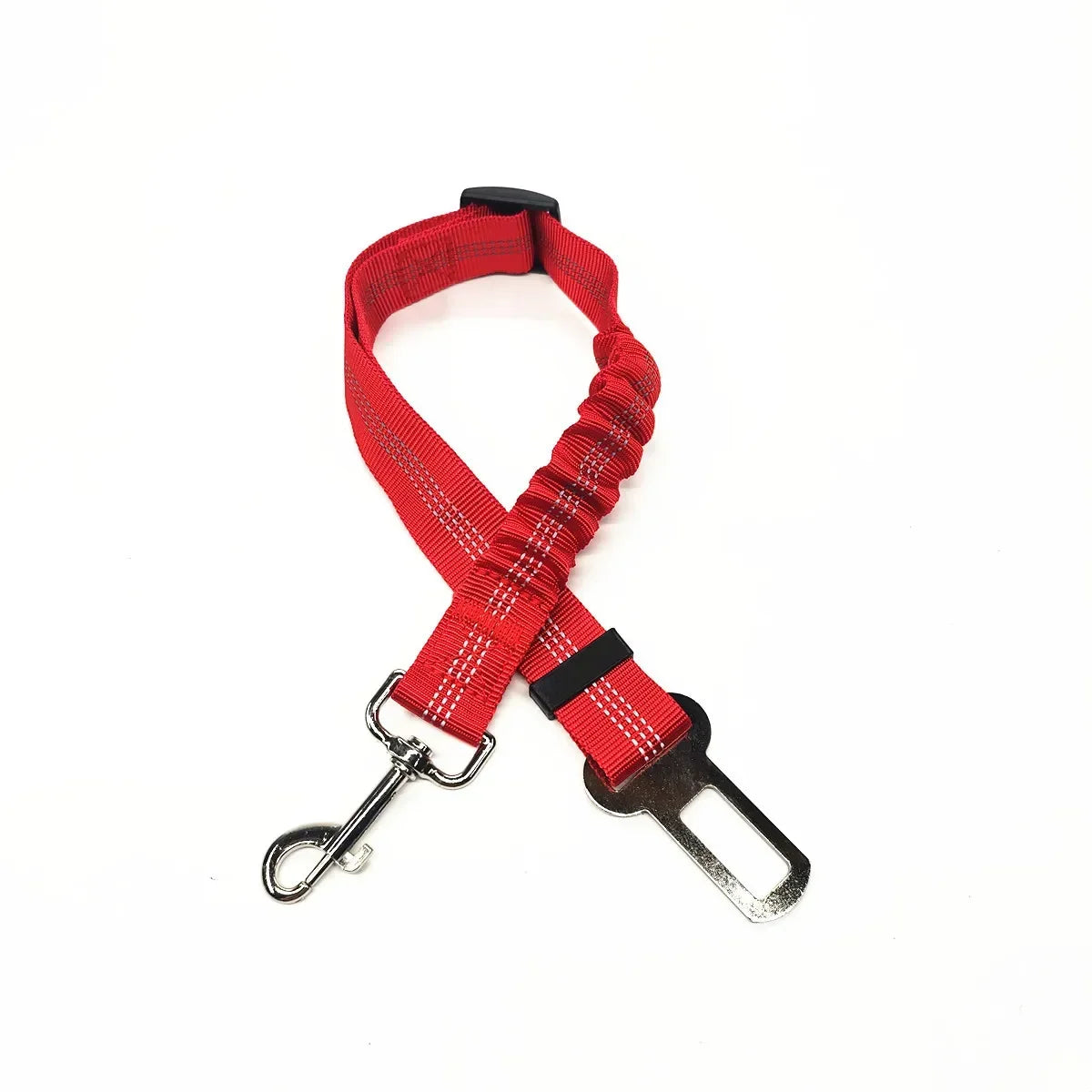 Adjustable seat belt for dogs and cats