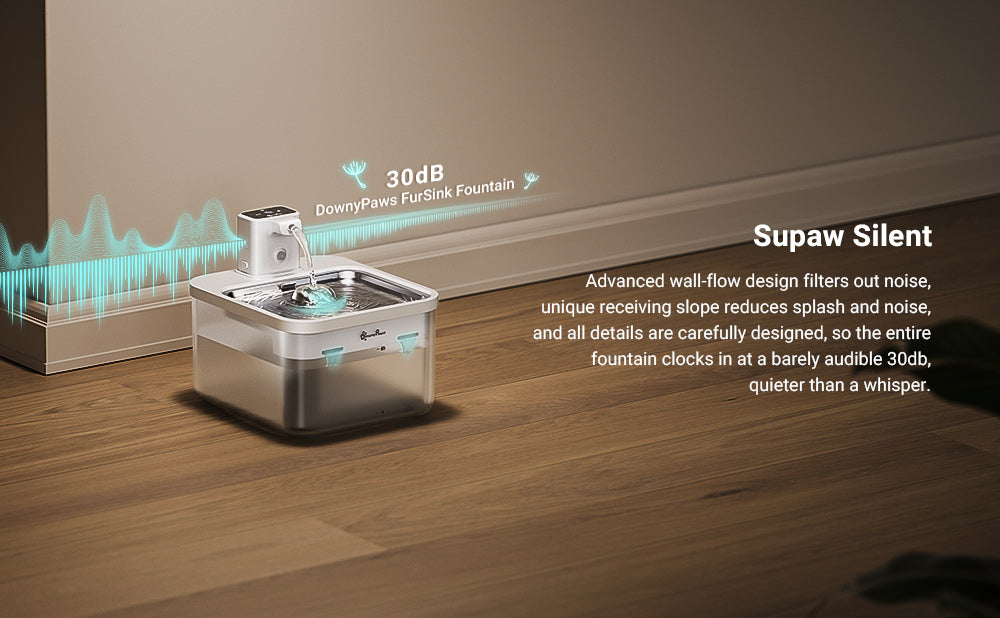 Fonte de água com dispensador automático