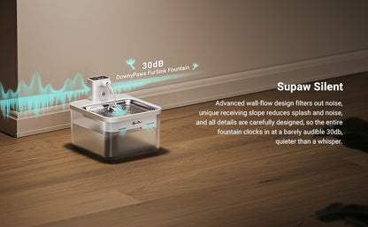 Fonte de água com dispensador automático