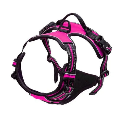 Harnais anti-traction pour chien avec réflecteur