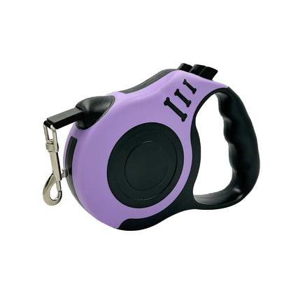 Laisse rétractable automatique en nylon pour chiens et chats