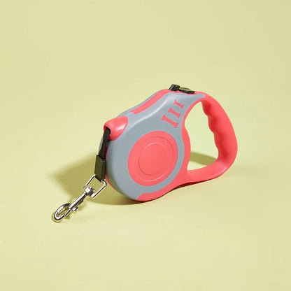 Laisse rétractable automatique en nylon pour chiens et chats