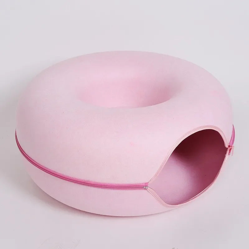 Túnel em Donut para gatos