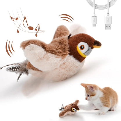 Interactive bird for cats and dogs