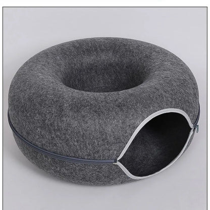 Túnel em Donut para gatos