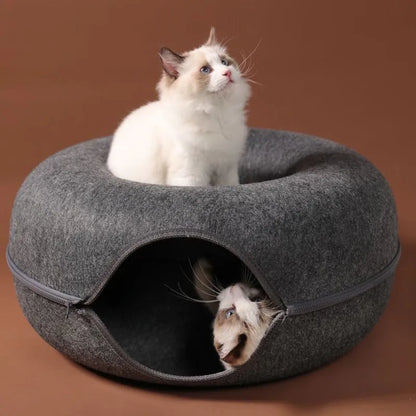 Túnel em Donut para gatos