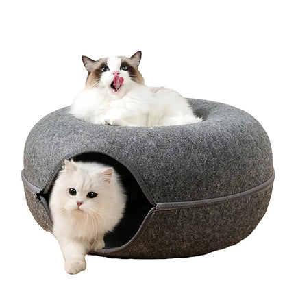 Túnel em Donut para gatos