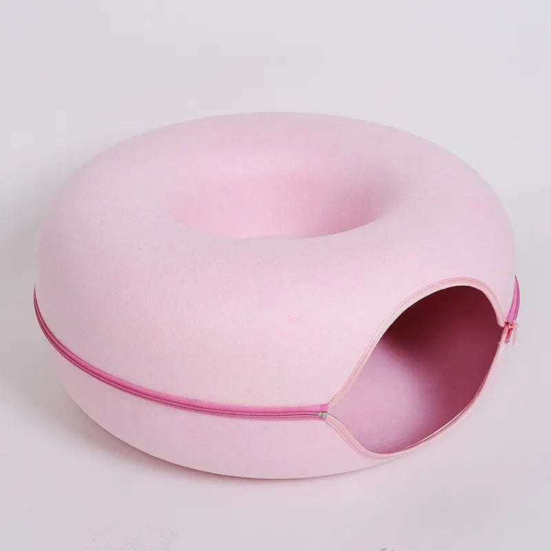 Túnel em Donut para gatos