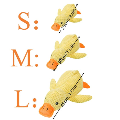 Jouet en peluche canard pour votre animal de compagnie