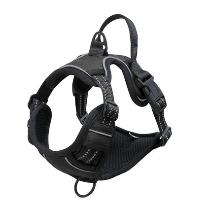 Arnês peitoral para cães de grande porte com refletor