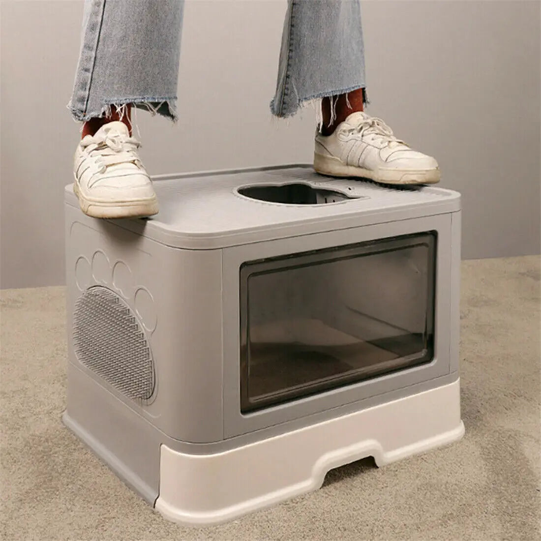 Hygienic litter box, ideal for cats up to 10 kg