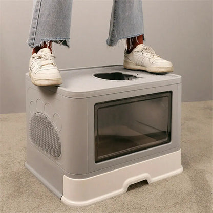 Hygienic litter box, ideal for cats up to 10 kg