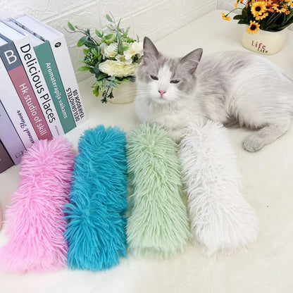 Jouet en peluche à plumes pour chats