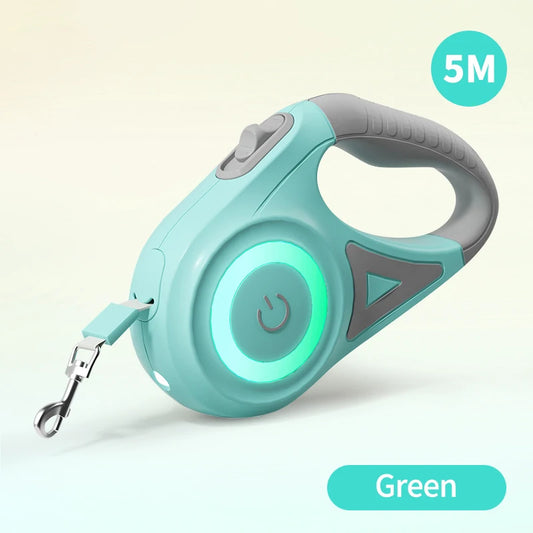 Coleira luminosa automática para cães