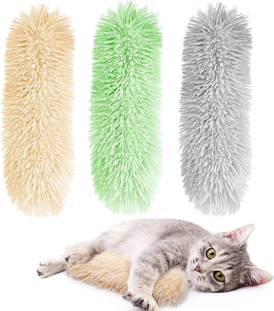 Plush feather toy for cats