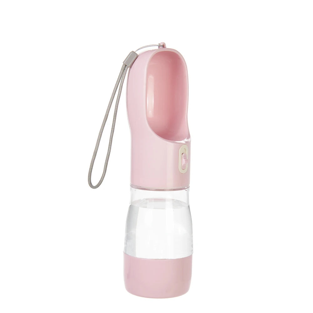 Bouteille d'eau et de nourriture 2 en 1 pour chiens et chats