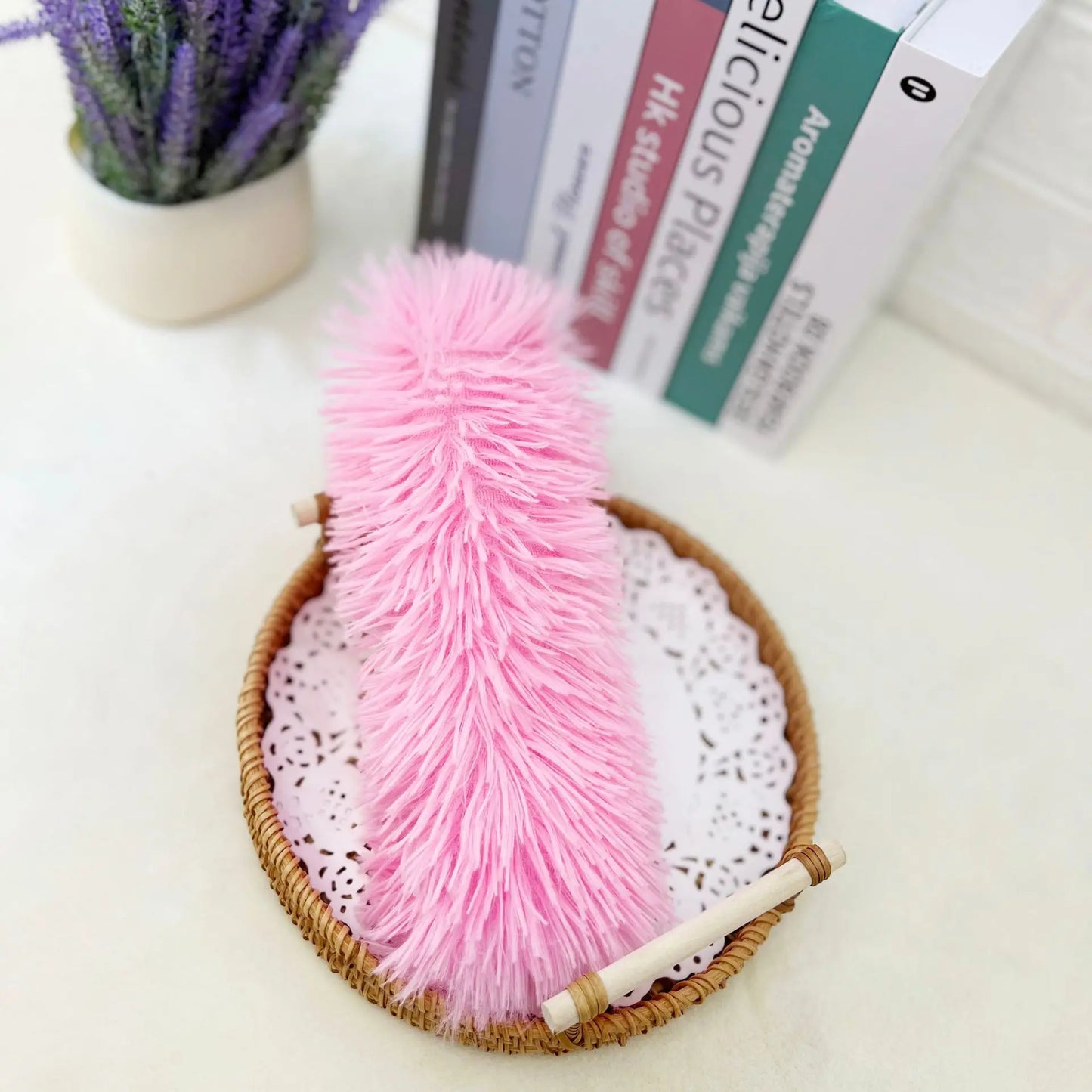 Jouet en peluche à plumes pour chats