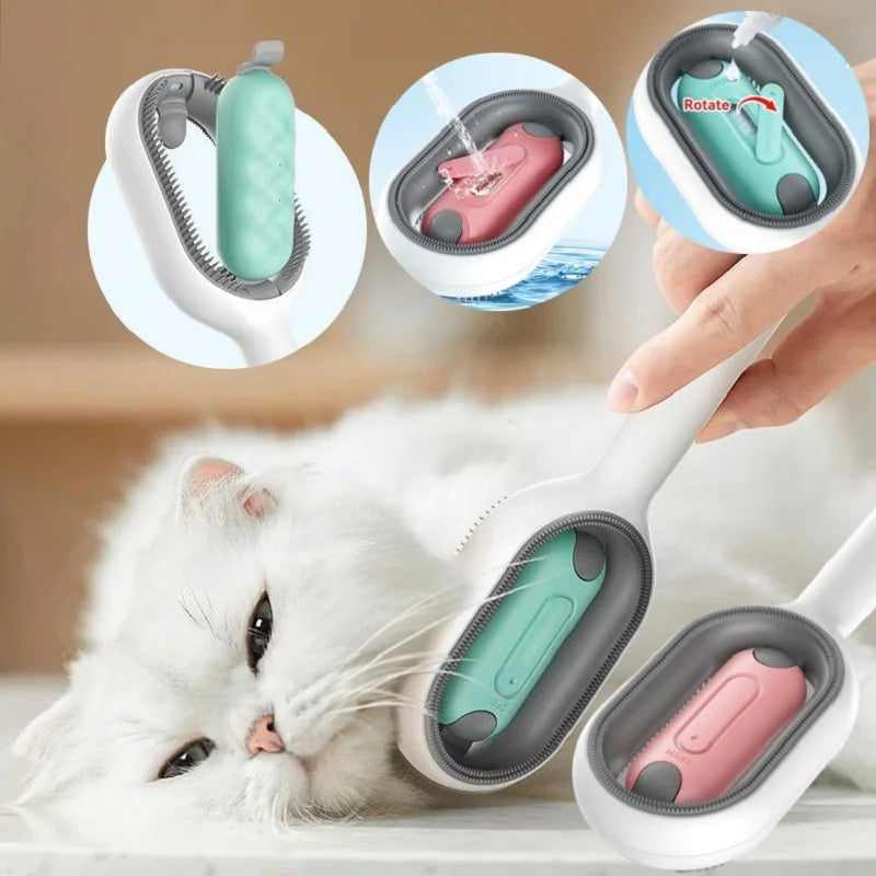 Cat cleaning brush