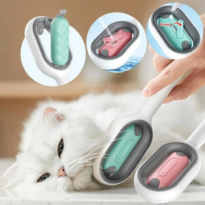 Cat cleaning brush