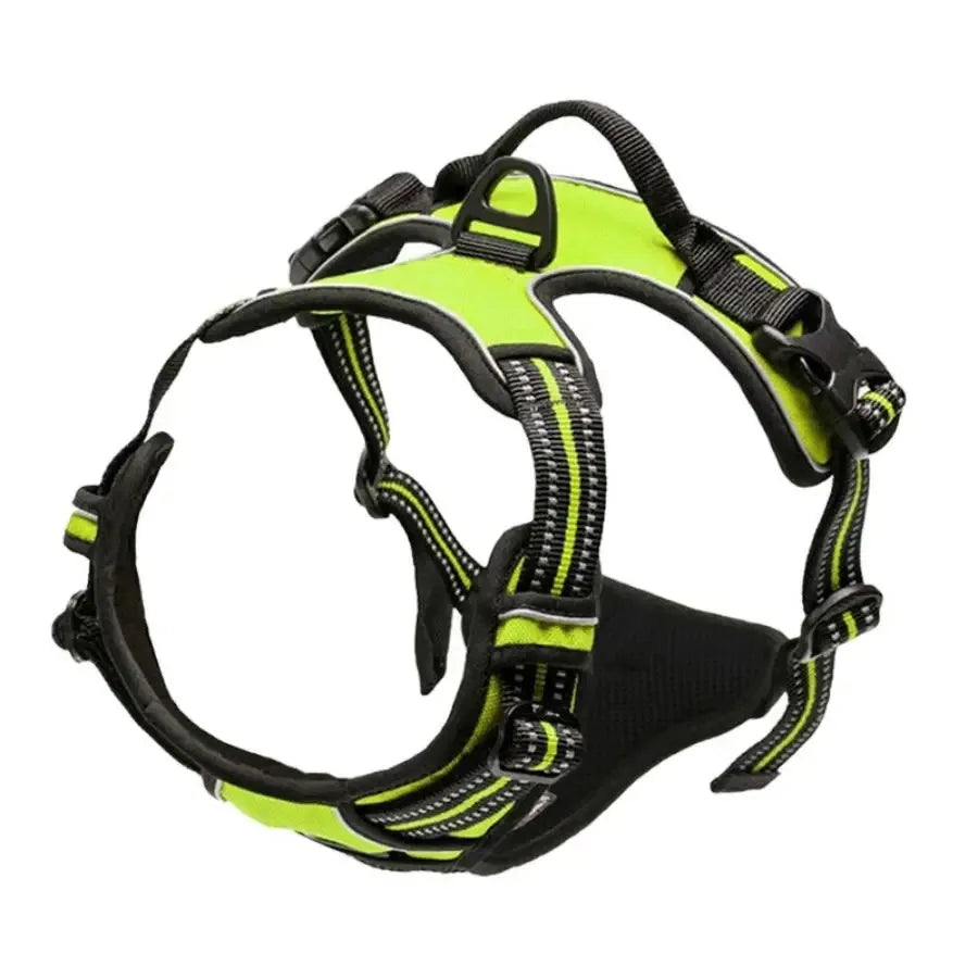 Harnais anti-traction pour chien avec réflecteur