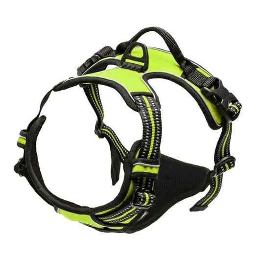 Arneses antipuxão com refletor para cães