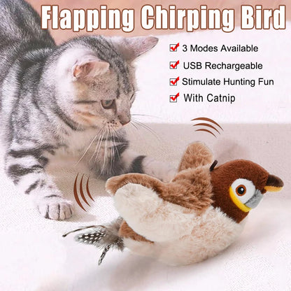 Interactive bird for cats and dogs