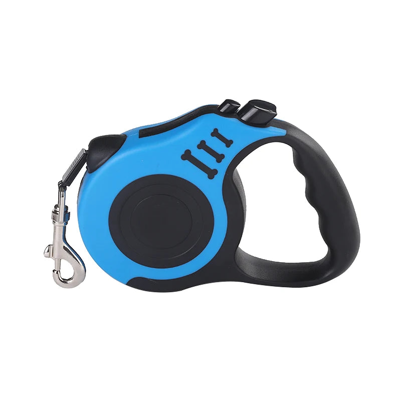 Laisse rétractable automatique en nylon pour chiens et chats