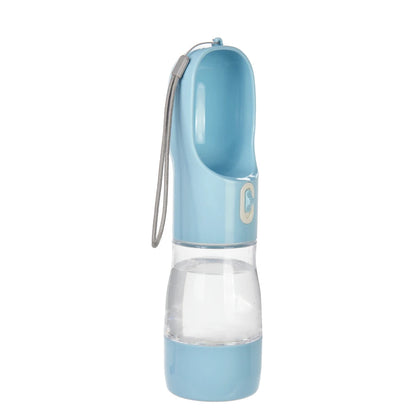 Bouteille d'eau et de nourriture 2 en 1 pour chiens et chats