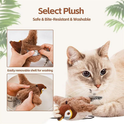 Interactive bird for cats and dogs