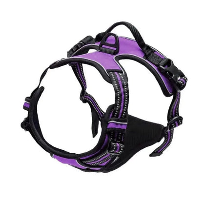 Harnais anti-traction pour chien avec réflecteur