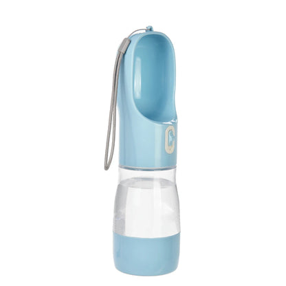Bouteille d'eau et de nourriture 2 en 1 pour chiens et chats