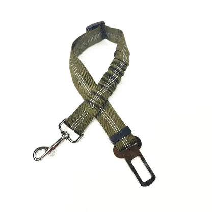 Adjustable seat belt for dogs and cats