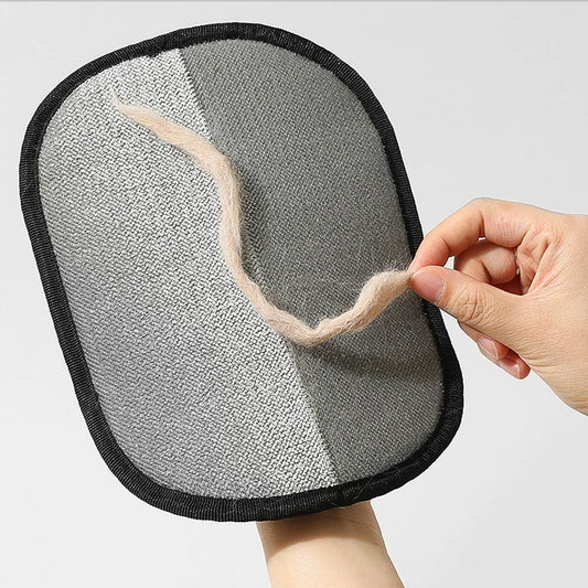 Removable electrostatic hair removal gloves