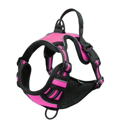 Arnês peitoral para cães de grande porte com refletor