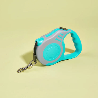 Laisse rétractable automatique en nylon pour chiens et chats