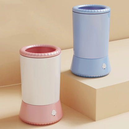 Portable electric paw washer for dogs and cats