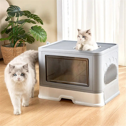 Hygienic litter box, ideal for cats up to 10 kg