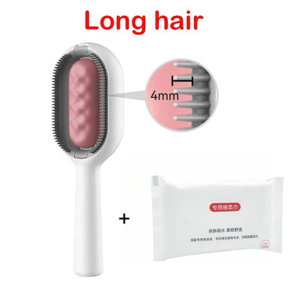Cat cleaning brush