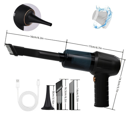 Mini cordless handheld vacuum cleaner with long battery life and high power