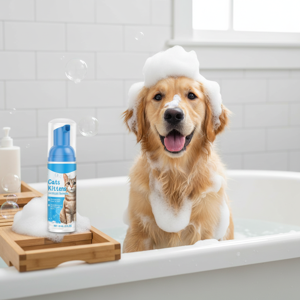 Champú seco antipulgas: limpieza profunda sin agua