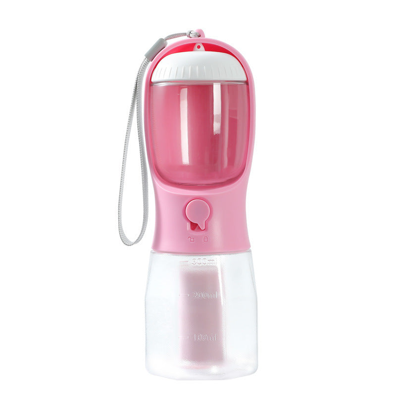 Bouteille d'eau et tasse 3 en 1 pour chien et chat