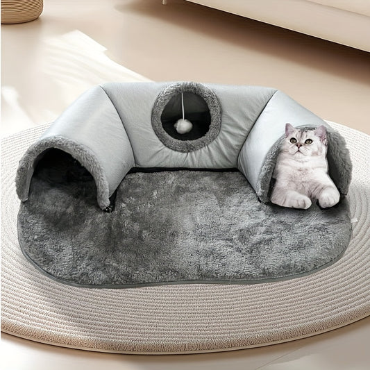 3 in 1 Cat Tunnel and Bed